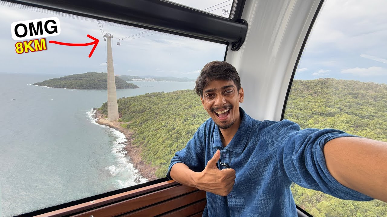 Longest Ropeway in the world 😐😐😐 - একবাৰ চাওঁক - Vietnam