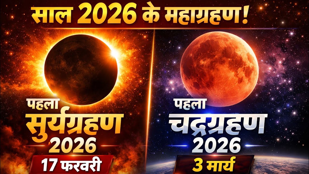 साल का पहला सूर्य ग्रहण एवं पहला चंद्र ग्रहण जानिए क्या क्या सावधानी बरतनी चाहिए कहां दिखेगा