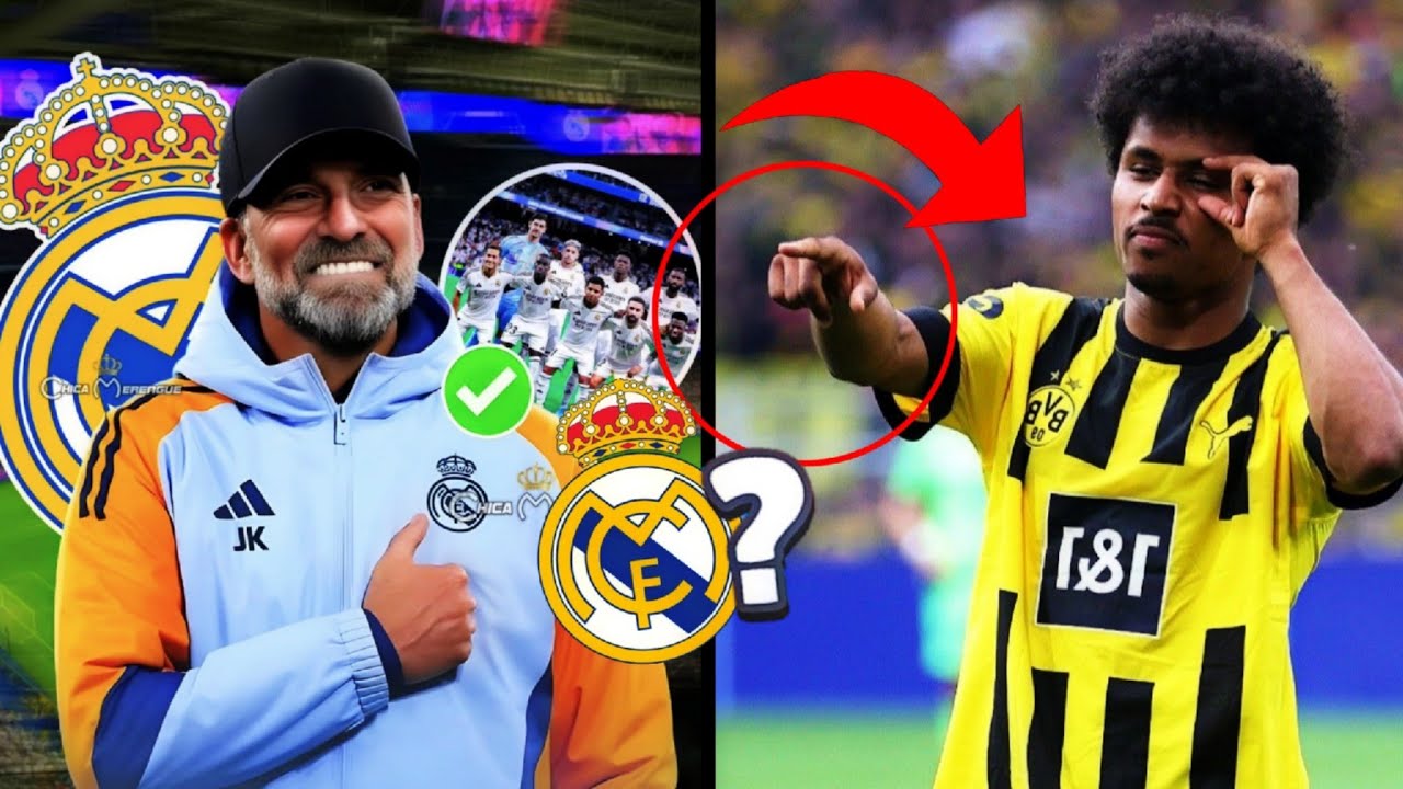 Accord Klopp et real Madrid ? Adeyemi recrutement demande, arbeloa limogé si...