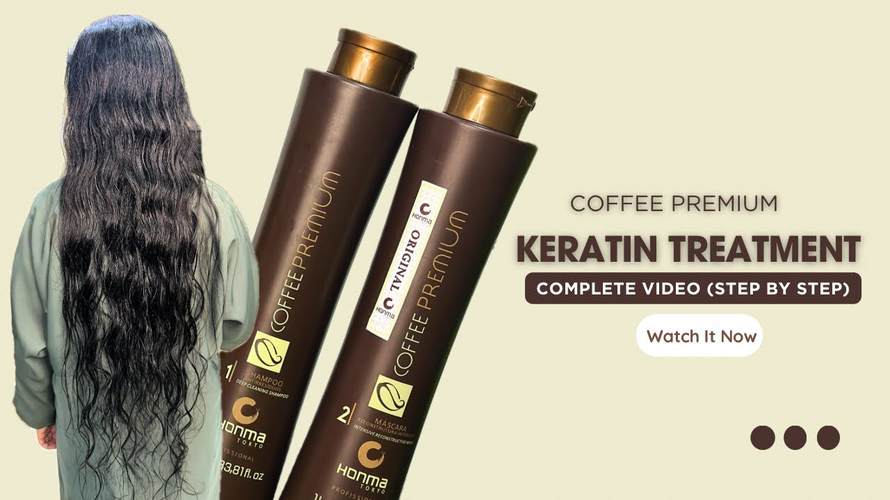 Keratin Treatment On Natural Hair | Honma Tokyo Coffee Premium | Protein Treatment Tutorial