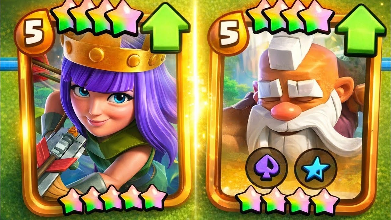 4 Star Monk and Queen are Crazy 🤑😧#clashroyale #games #gaming #supercell 