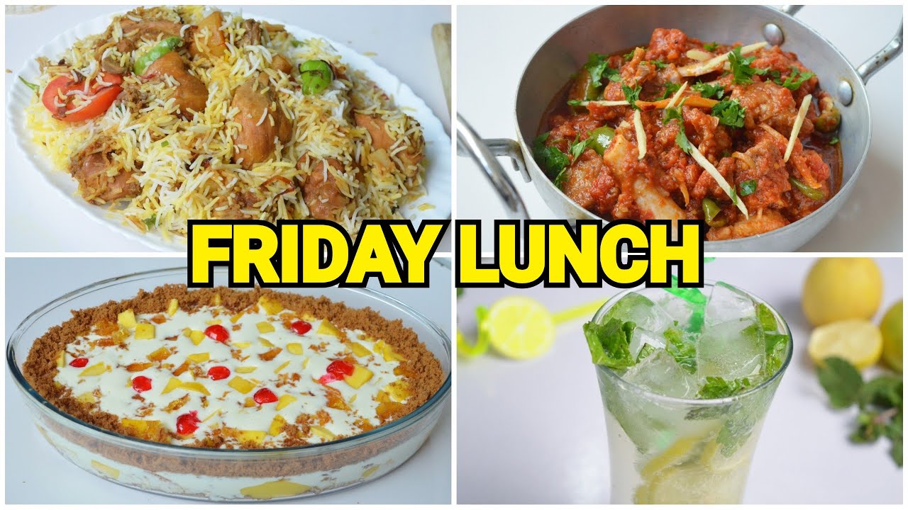 Friday Special Lunch Menu by (YES I CAN COOK)