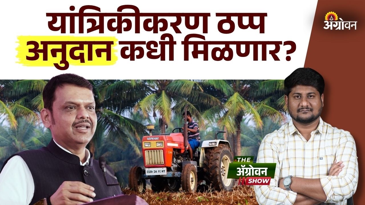 Tractor Subsidy : ट्रॅक्टर आणि अवजारे खरेदी करूनही शेतकऱ्यांचे अनुदान का मिळेना? | Agrowon