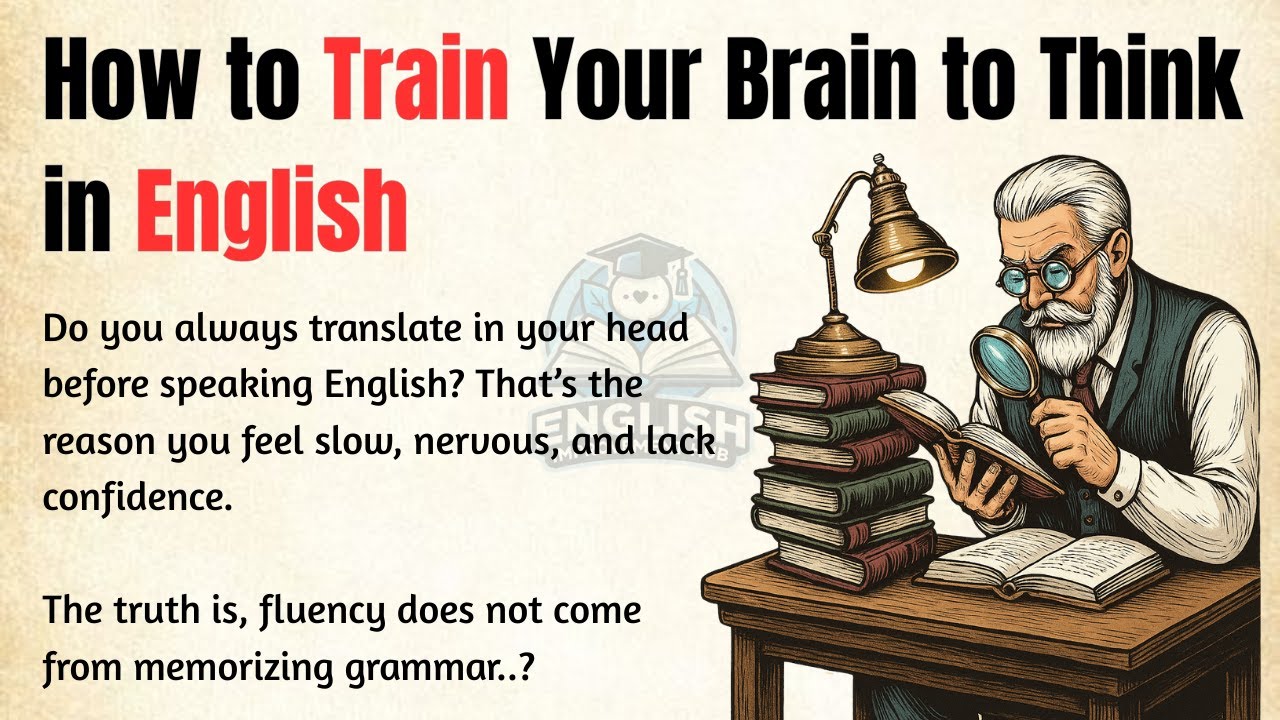 Think in English, Speak with Confidence | Powerful Tips for Fluency | Learn English Fluency ✅