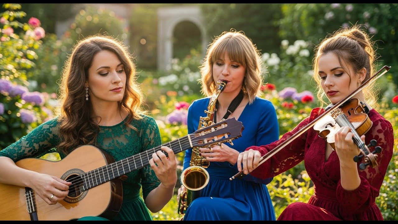 Flowing Harmony – Relaxing Flamenco Guitar with Sax & Violin