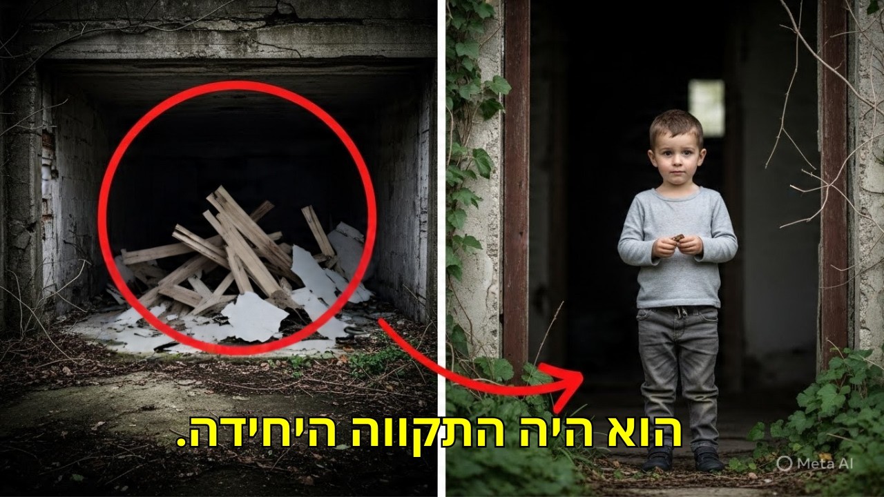 היא השאירה את בנה בין ההריסות - שנים לאחר מכן, כשהיא חולה, היא נזקקה לעזרתו.