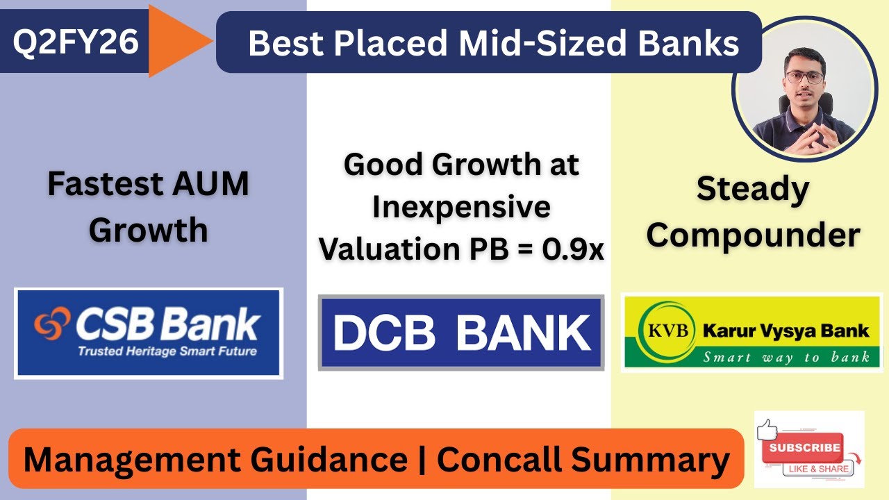 CSB Bank, KVB Bank Q2FY26 Results | Concall Summary