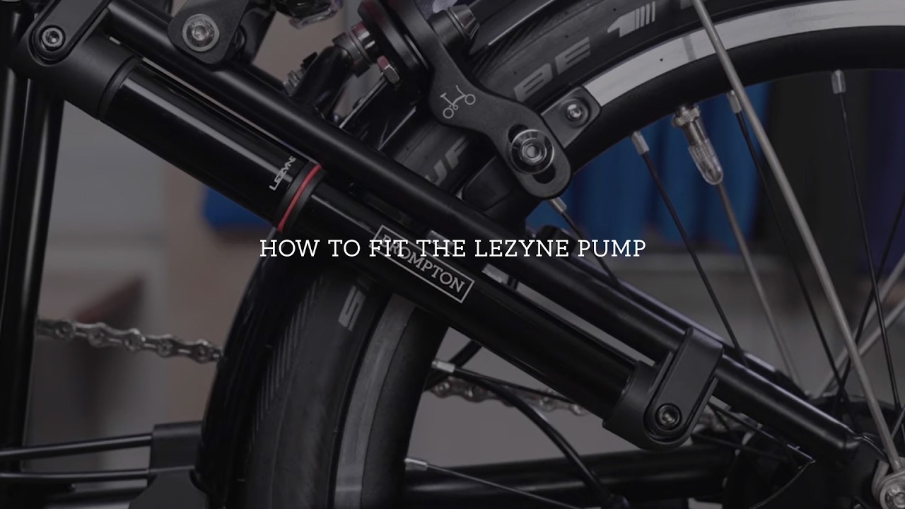 How to fit the Lezyne Brompton Pump