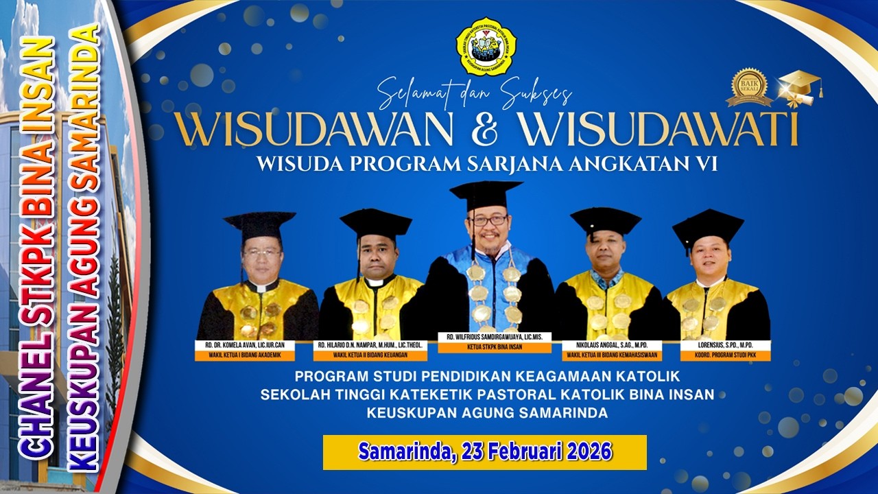 WISUDA SARJANA STRATA SATU ANGKATAN VI || STKPK BINA INSAN SAMARINDA