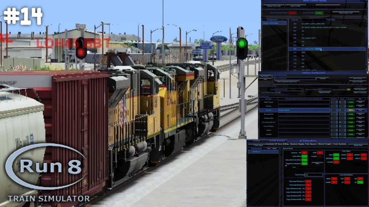 Run8 Train Simulator V3 #14 Editing the Industry/Hump Config, and Creating Custom Spawn Points