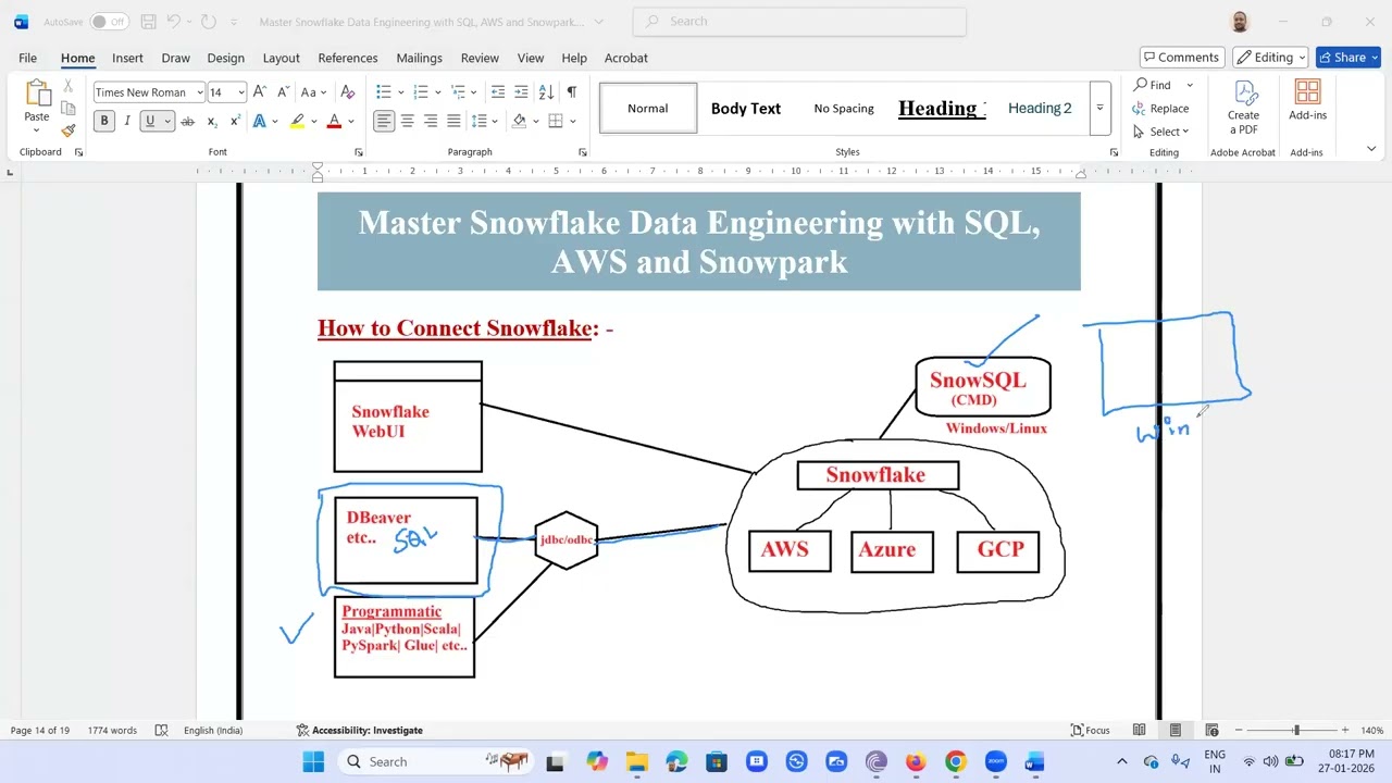Master Snowflake Data Engineering Part 10, How to Connect Snowflake, master snowpark introduction,