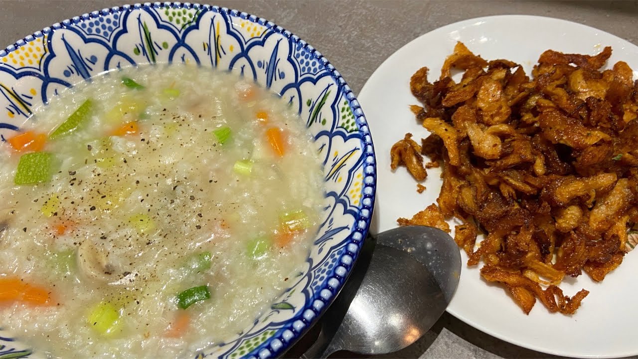 Nấu Cháo CHAY Ăn Khi Mùa Đông Giá Lạnh Thật Là Tuyệt