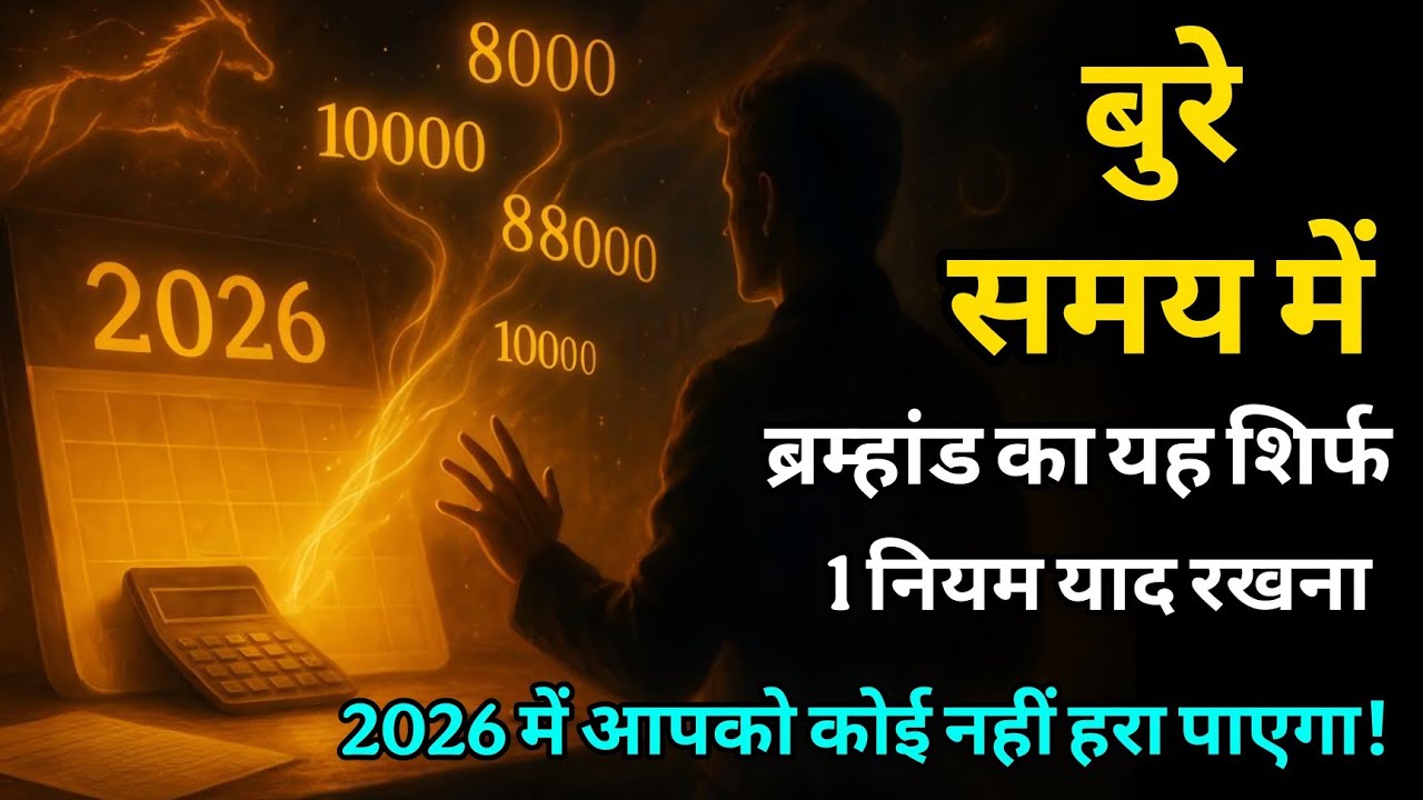 खराब समय में ब्रह्मांड का ये एक नियम याद रखो | Life बदल जाएगी