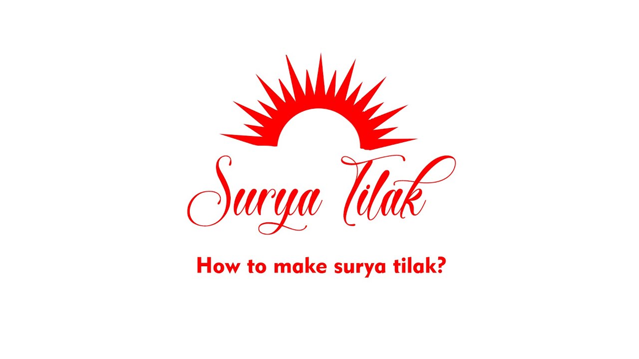 Surya tilak | DIY surya tilak