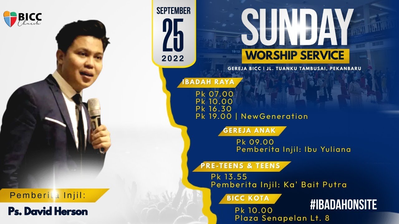 Menanti Janji Tuhan | Ps. David Herson | 25 September 2022 | Sunday Worship Service #4