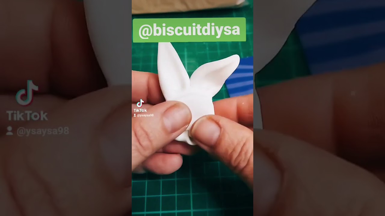 coelho em biscuit para apliques sem molde fevereiro/2024