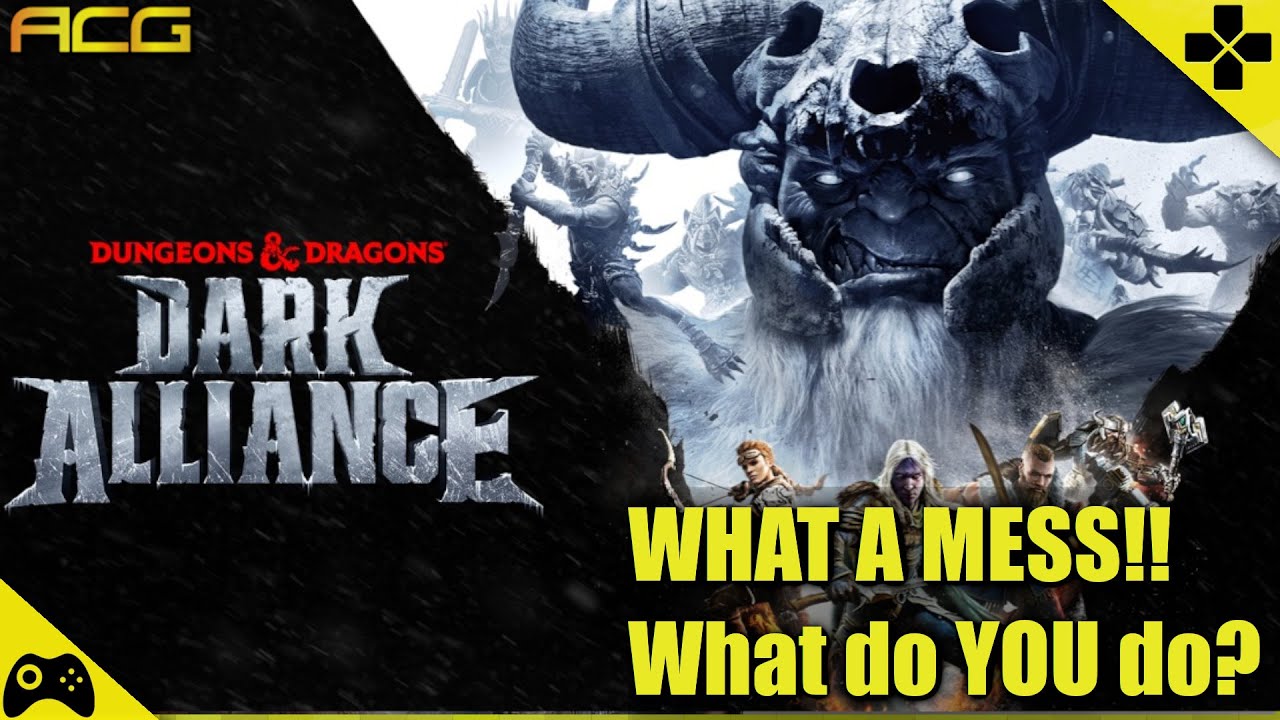Dungeons & Dragons Dark Alliance - What a Mess