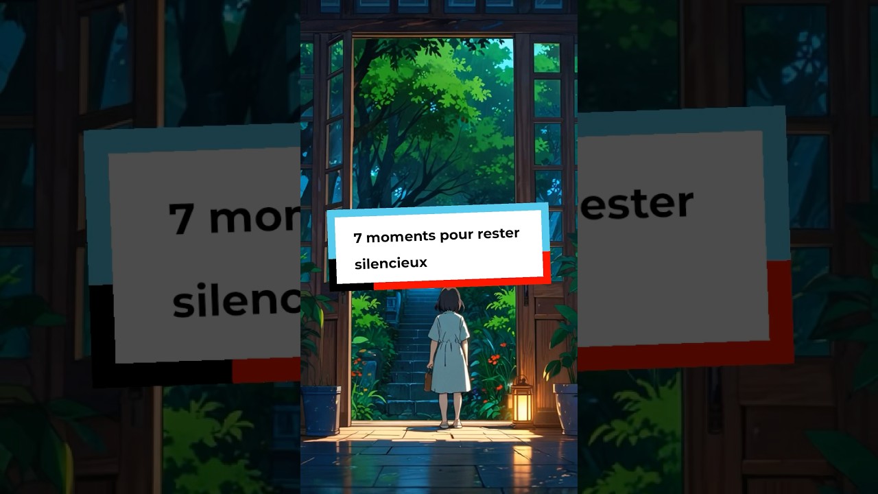 L&rsquo;importance du silence &bull; 💡