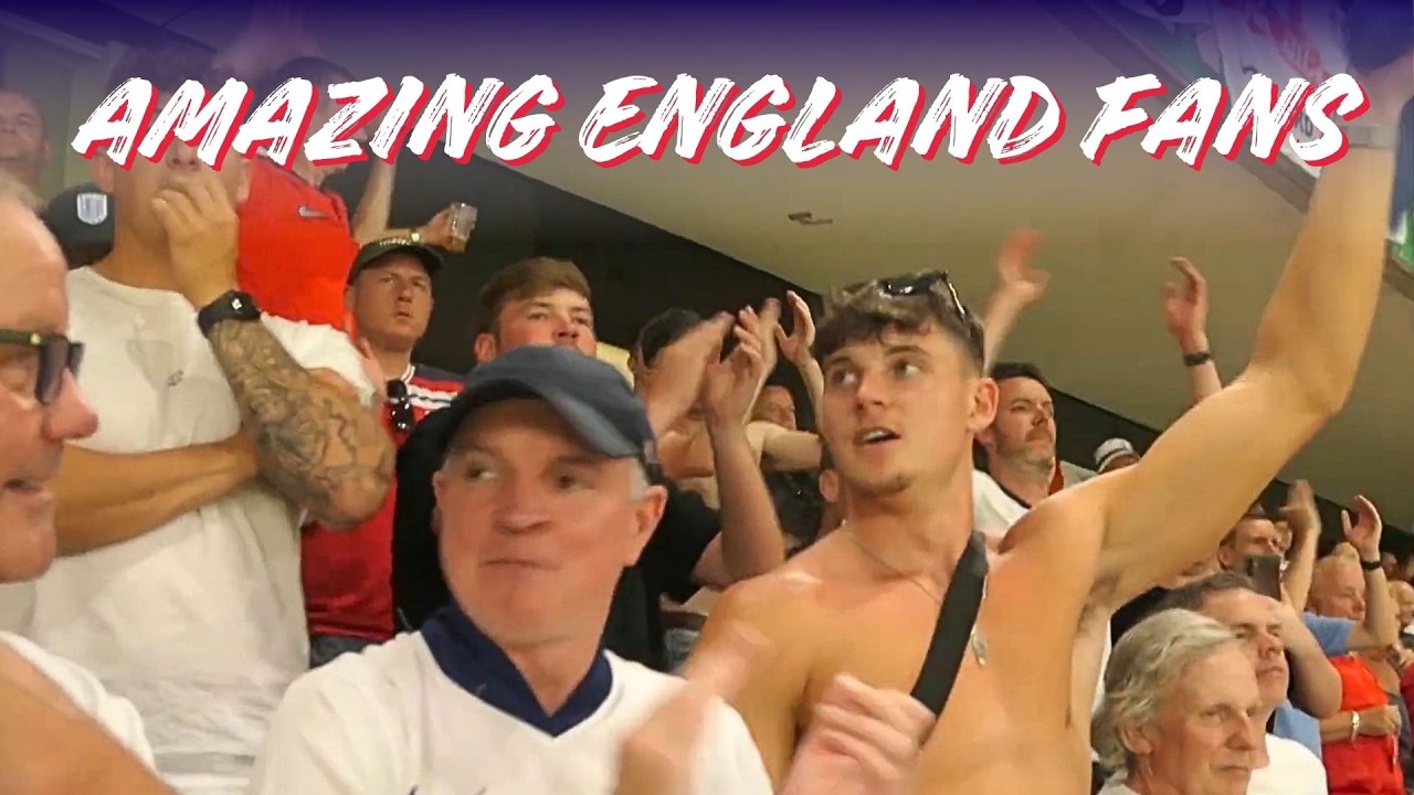 THE GREAT ESCAPE: Non-stop singing by England fans v Slovenia at Euro 2024
