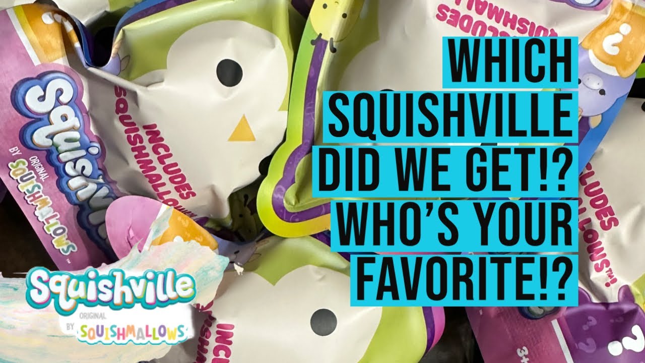 Opening Squishville blind bags!