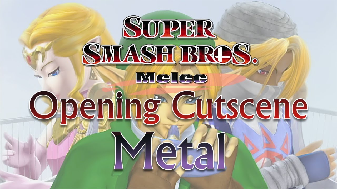 Super Smash Bros Melee - Opening Cutscene - Metal Rearrangement