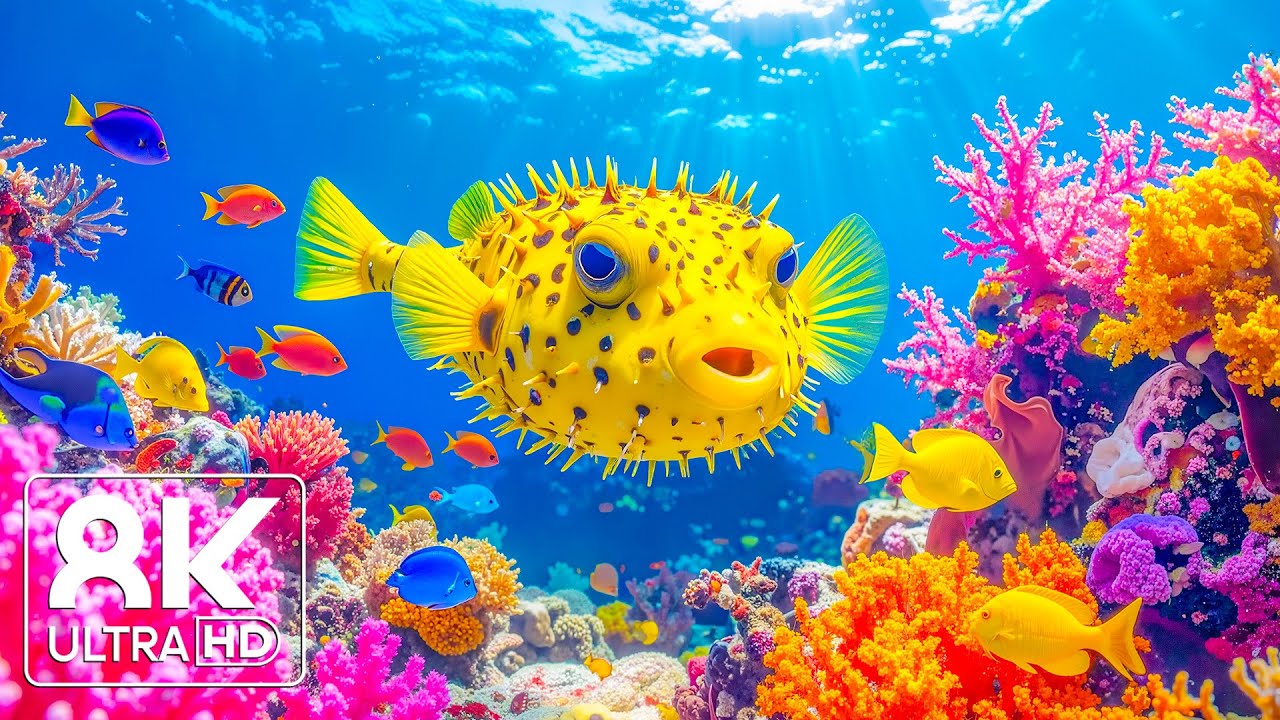 🌟 8K Aqua Bliss &ndash; Stunning Tropical Reefs & Soothing Ambient Waves 🐠