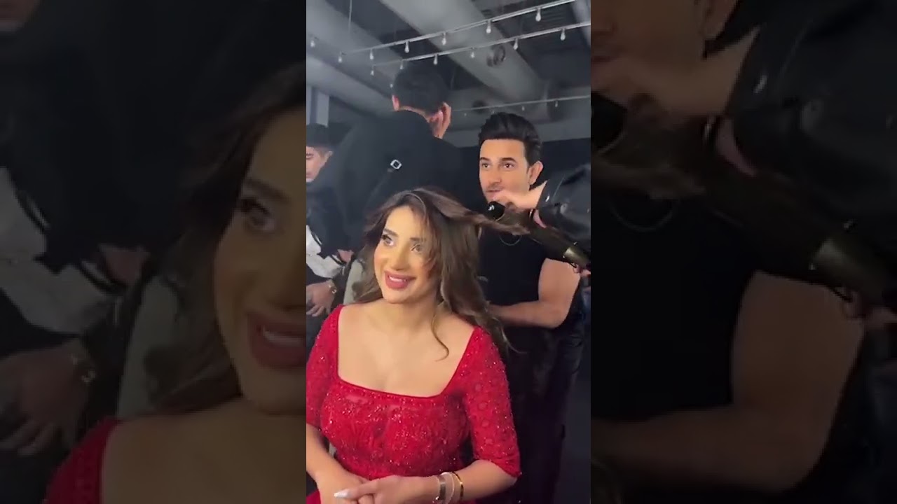 Saboor Ali Video Viral From Backstage Of luxstyle award show