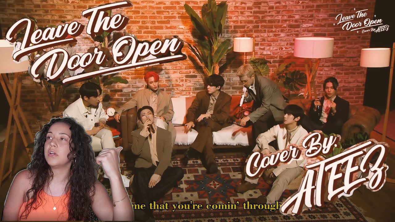 ATEEZ(에이티즈) - кавер на песню «Leave The Door Open» - РЕАКЦИЯ
