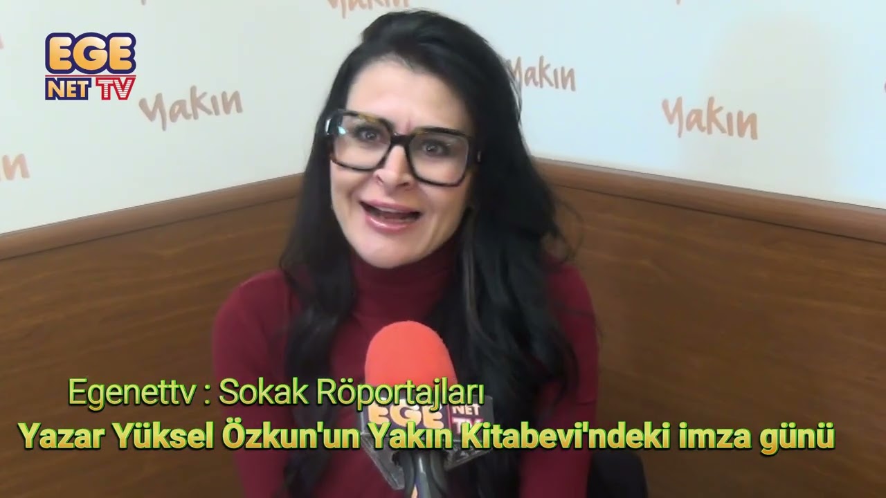 Çeşmeli yazar Yüksel Uçgun ilk kitabı “Kehanetin Kızı” nı İzmir Yakın Kitabevi’nde imzaladı.