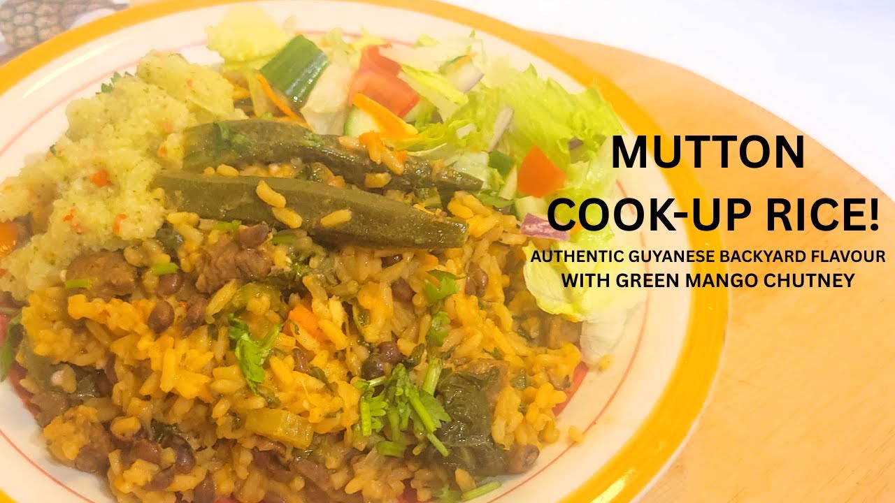 Cook-Up Rice| Easy| Tasty| Step by Step Guyanese Mutton Cook-Up Rice #food #mutton