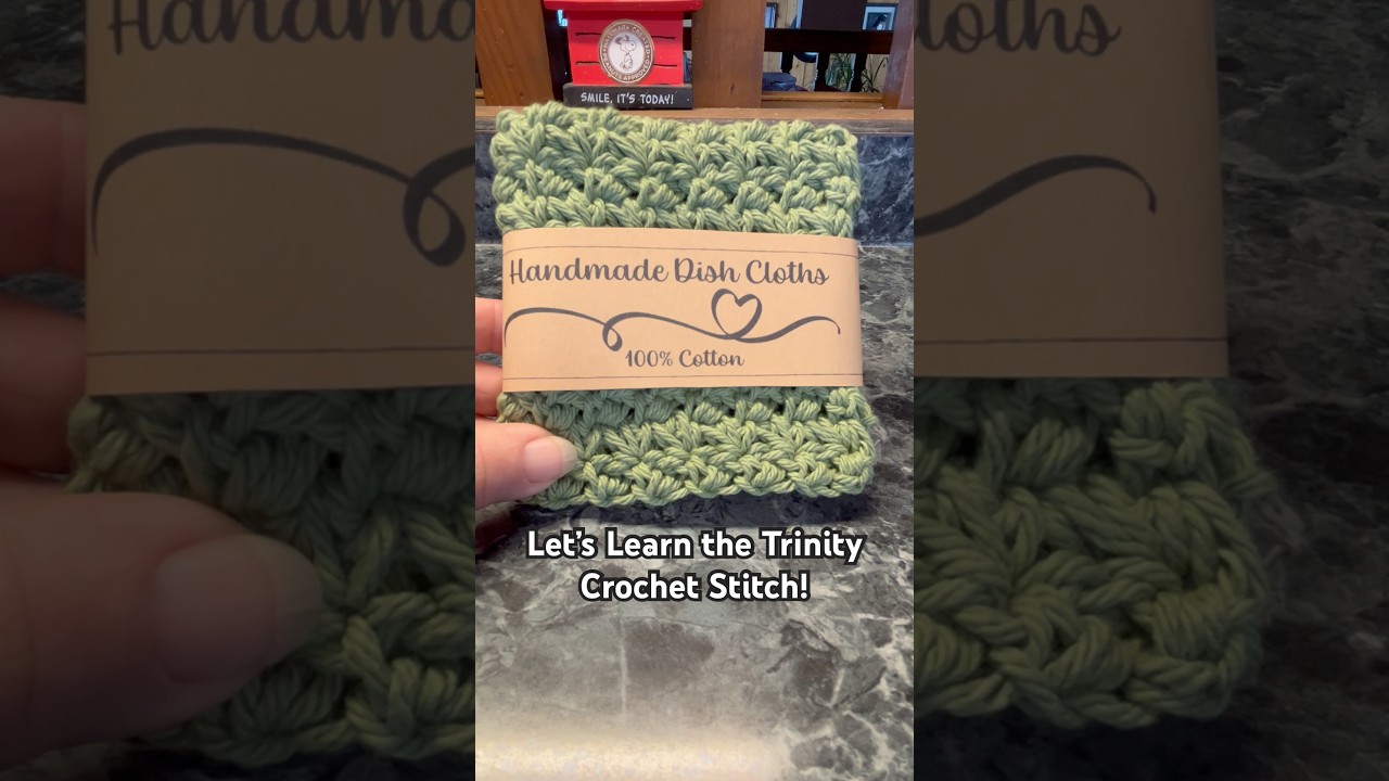🧶 Let&rsquo;s Learn the Trinity Crochet Stitch! #crochet #crocheting #crochettutorial