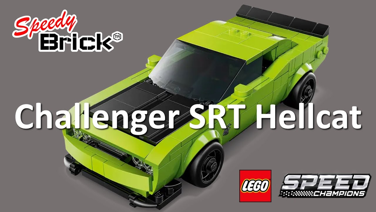 Build and review of Lego Speed Champions set 77237 Dodge Challenger SRT Hellcat