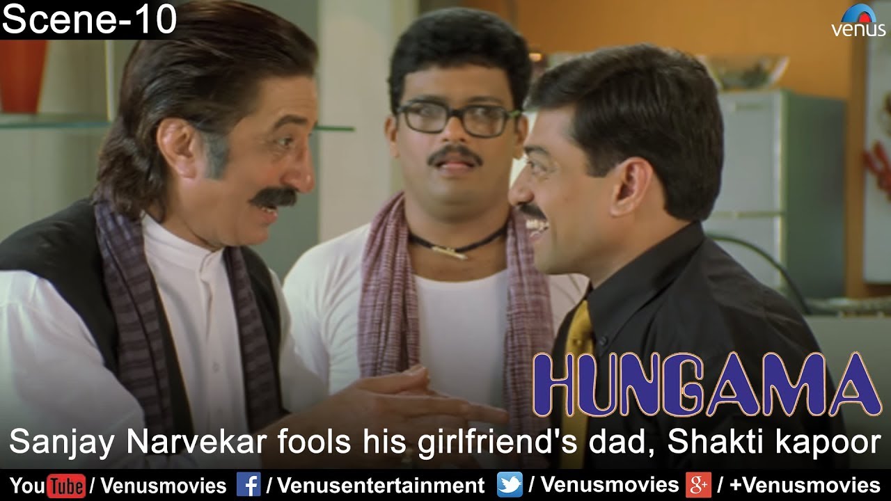 Sanjay Narvekar fools his girlfriend's dad, Shakti kapoor (Hungama)