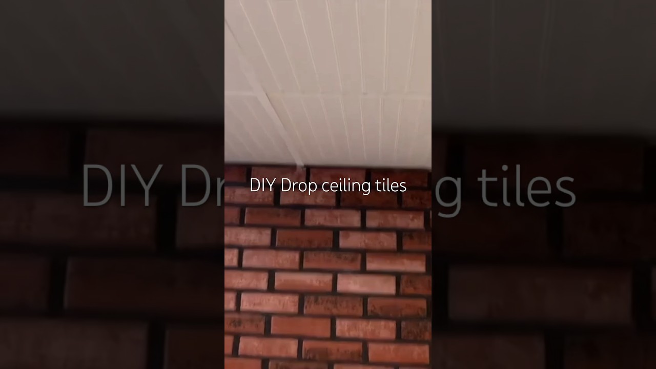 DIY drop ceiling tiles #diy #dropceiling #homeremedies