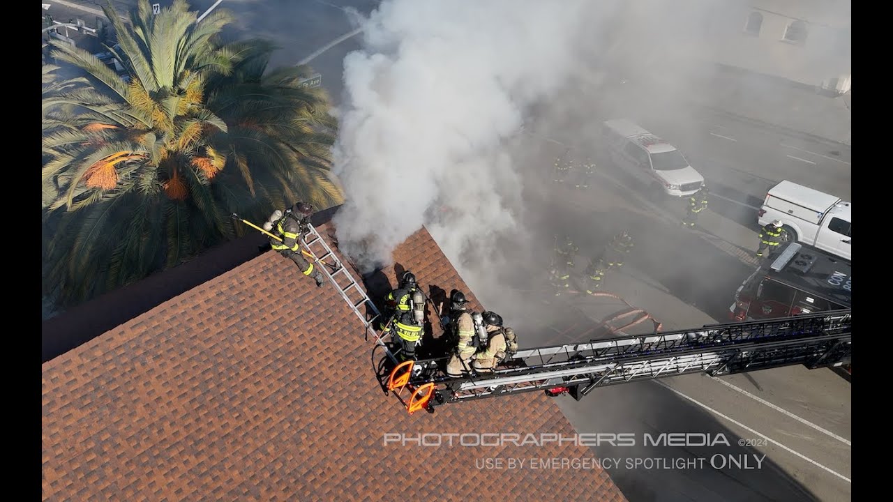 Church Fire in Pittsburg, CA. Firefighters Avert the Complete Destruction with quick response.