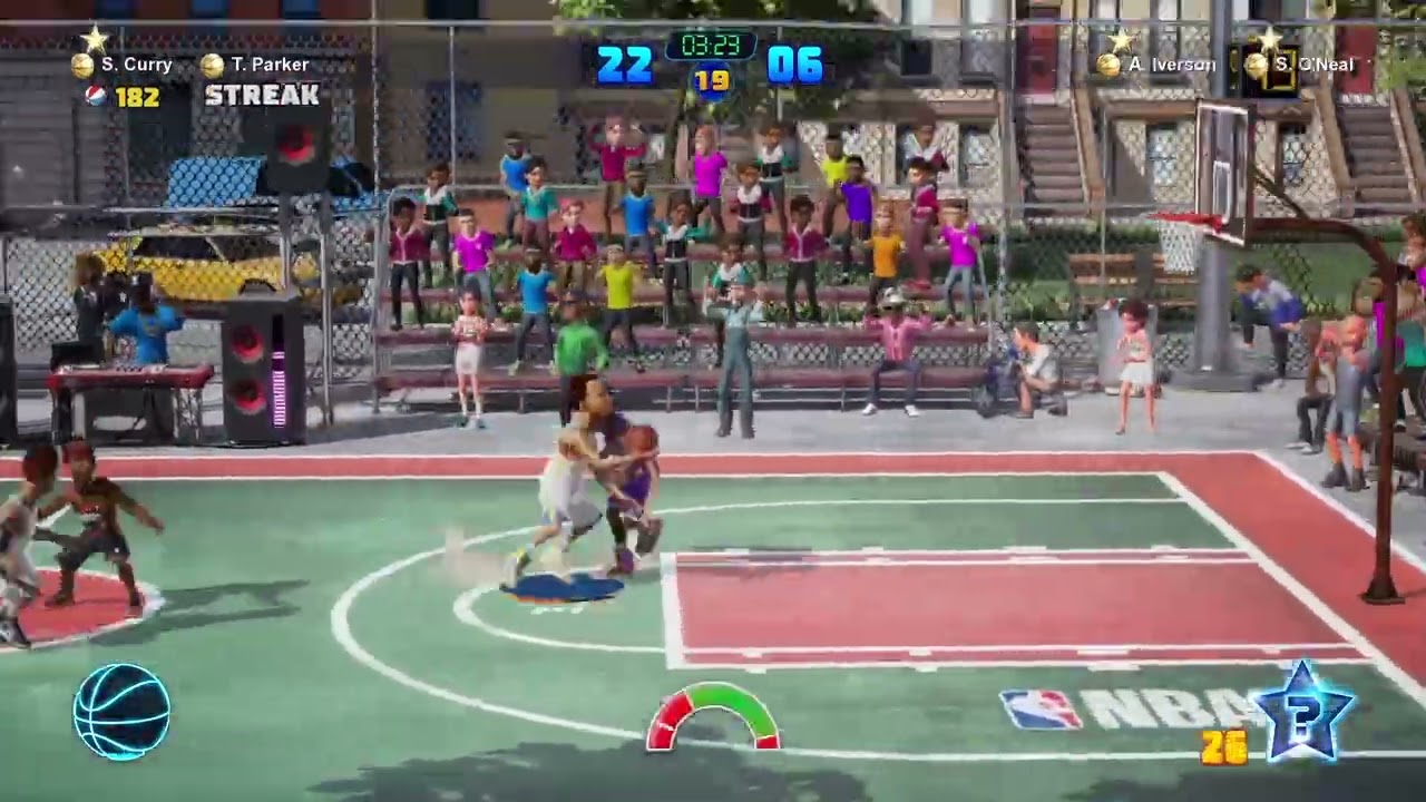 NBA 2K: Стефен Карри и Тони Паркер против Шака и Аллена Айверсона!