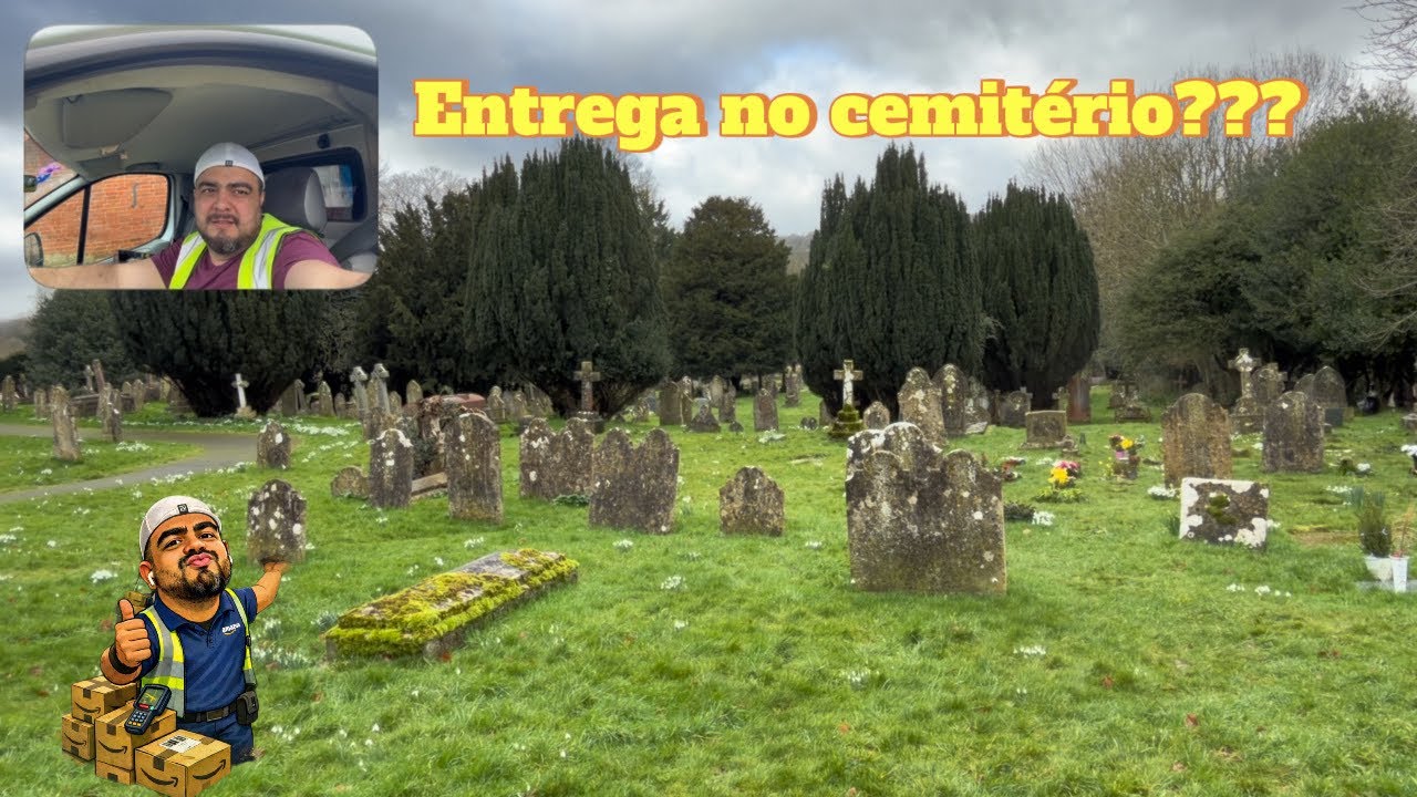 👻 COMEÇANDO AS ENTREGAS NO CEMITÉRIO 👻👻☠️☠️