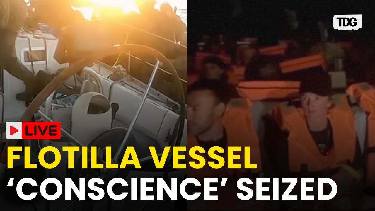 Freedom Flotilla Intercepted LIVE: Israel Intercepts Gaza-Bound Ship &lsquo;Conscience&rsquo; from Aid Flotilla