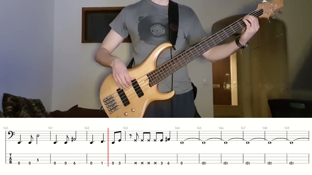 Riverside - Escalator Shrine Bass Cover With Tabs
