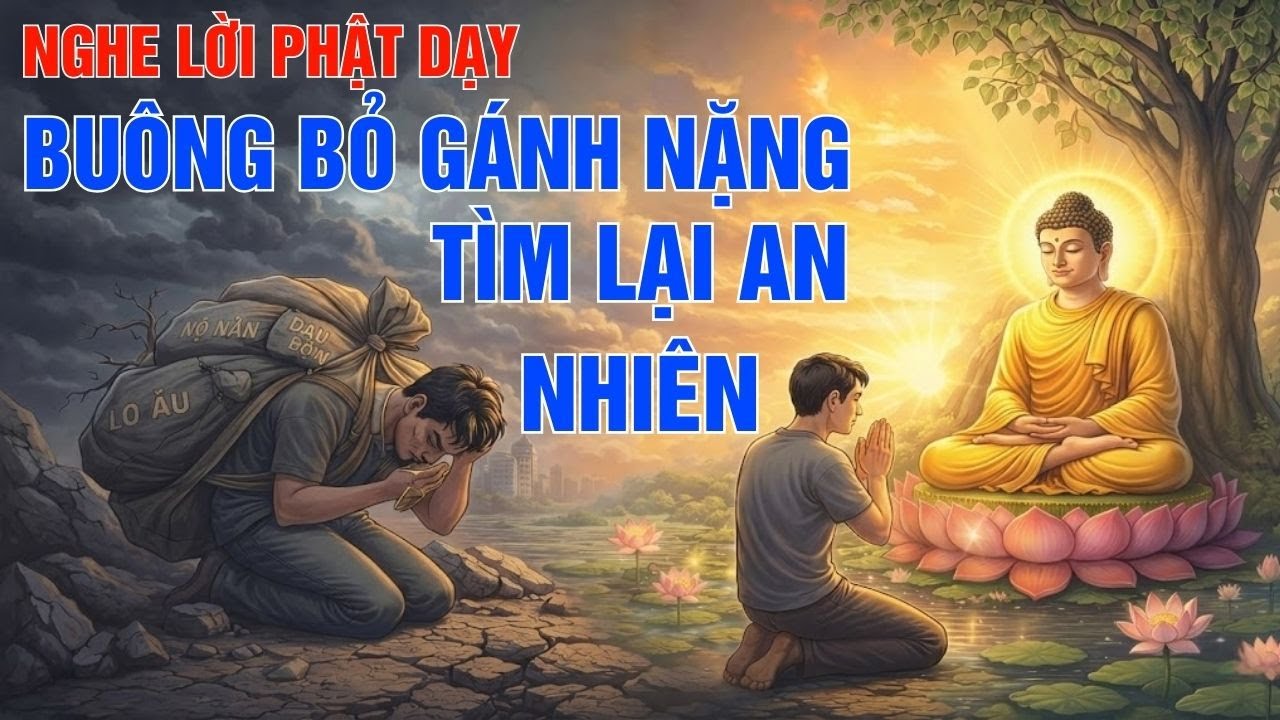 Phật Dạy Cách Buông Bỏ Gánh Nặng, Bí Quyết Tìm Lại An Nhiên Giữa Cuộc Sống Khó Khăn|Một Ngày An Lành