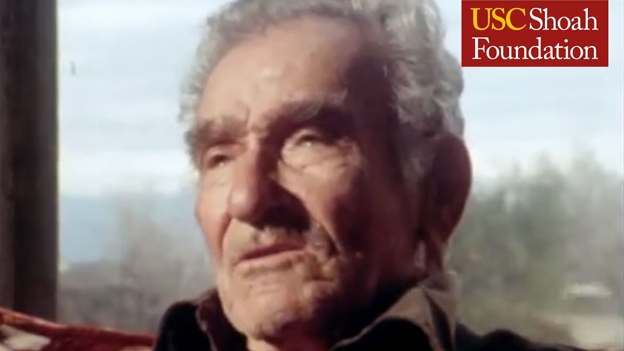 Armenian Survivor Garabed Der Minasian on Escaping Violence | USC Shoah Foundation