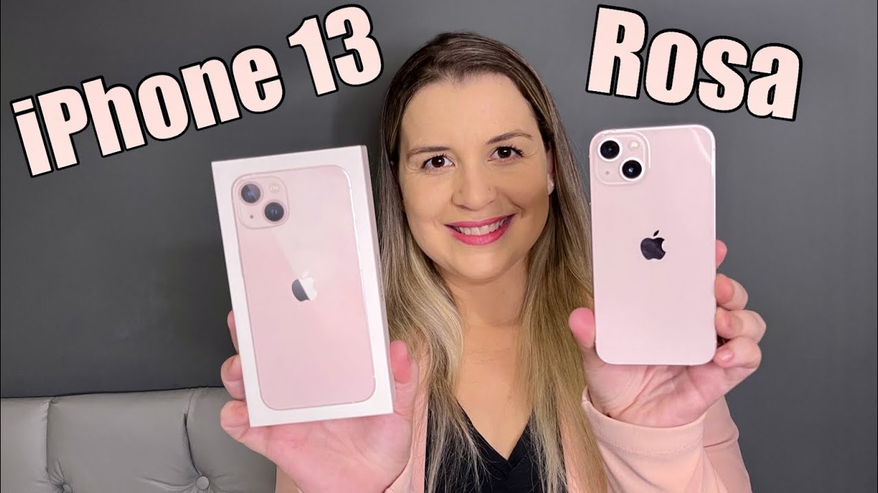 Comprei o iPhone 13 Rosa