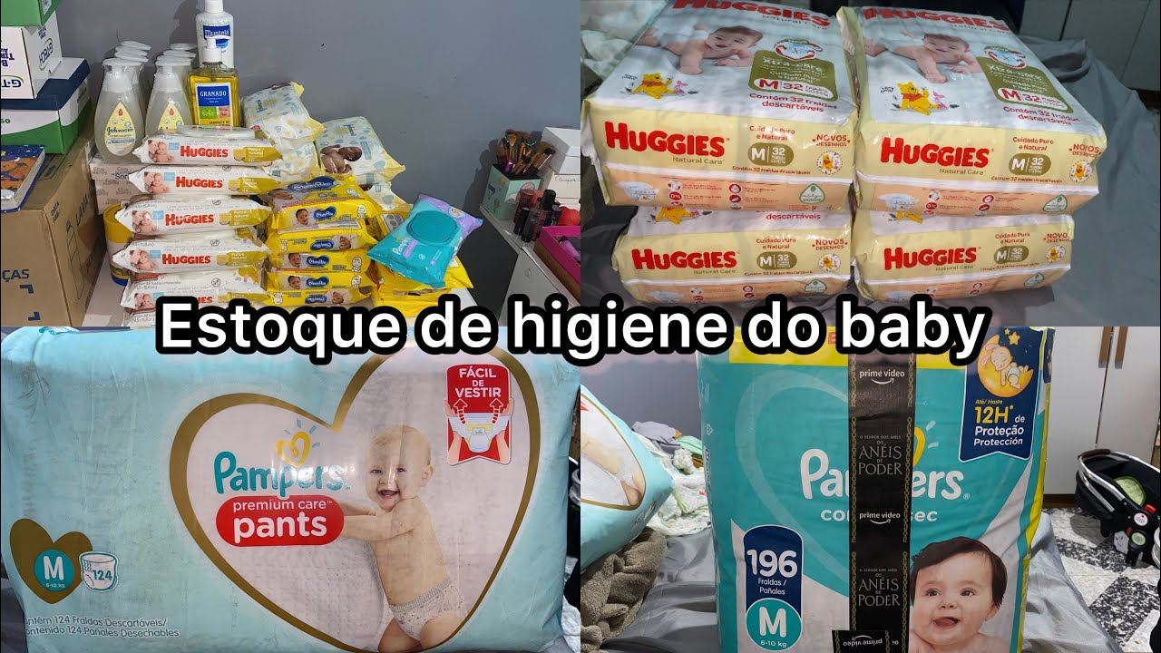 ESTOQUE DE HIGIENE DO BEBÊ