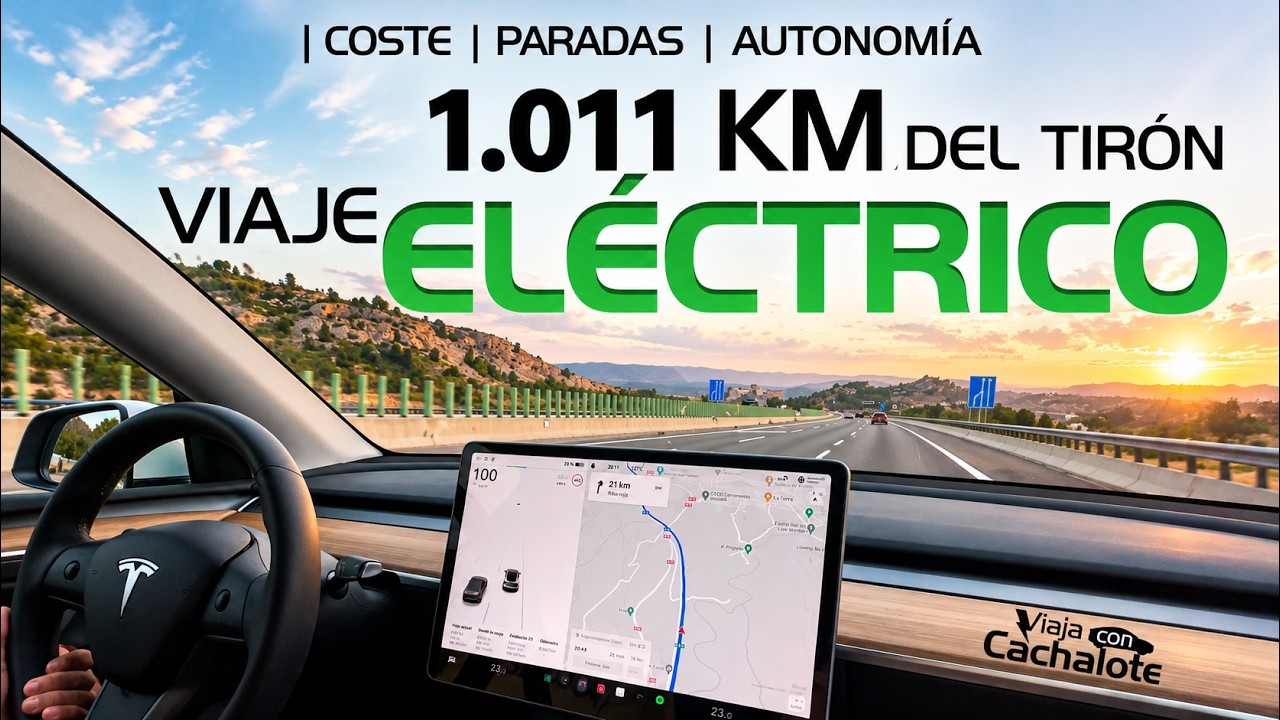 Tesla Model Y: Viaje de 1.011 Km | COSTE | PARADAS | AUTONOMÍA