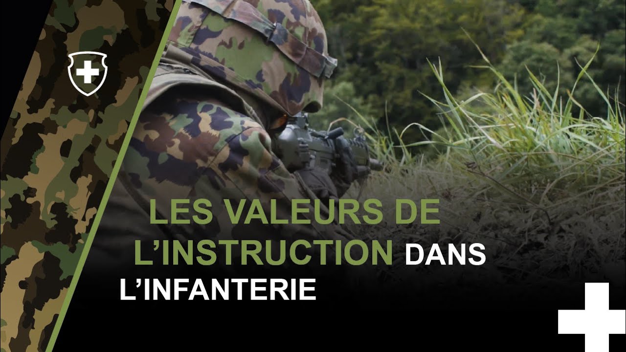 Les valeurs de l’instruction dans l’infanterie de l'Armée suisse  – en immersion à Chamblon