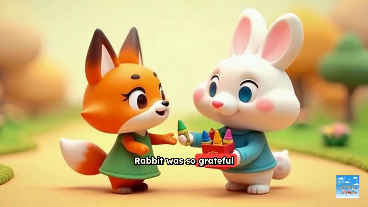 Fifi the Fox and the Rainy Day 🌧️ | Moral Story About Positivity for Kids