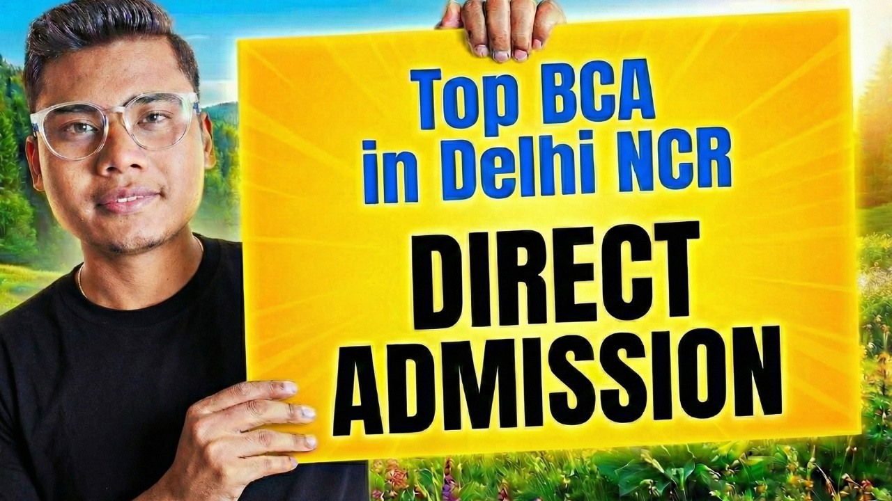 Top BCA in Delhi NCR Direct Admission in 2026🔥 Low Fees & High Placements!