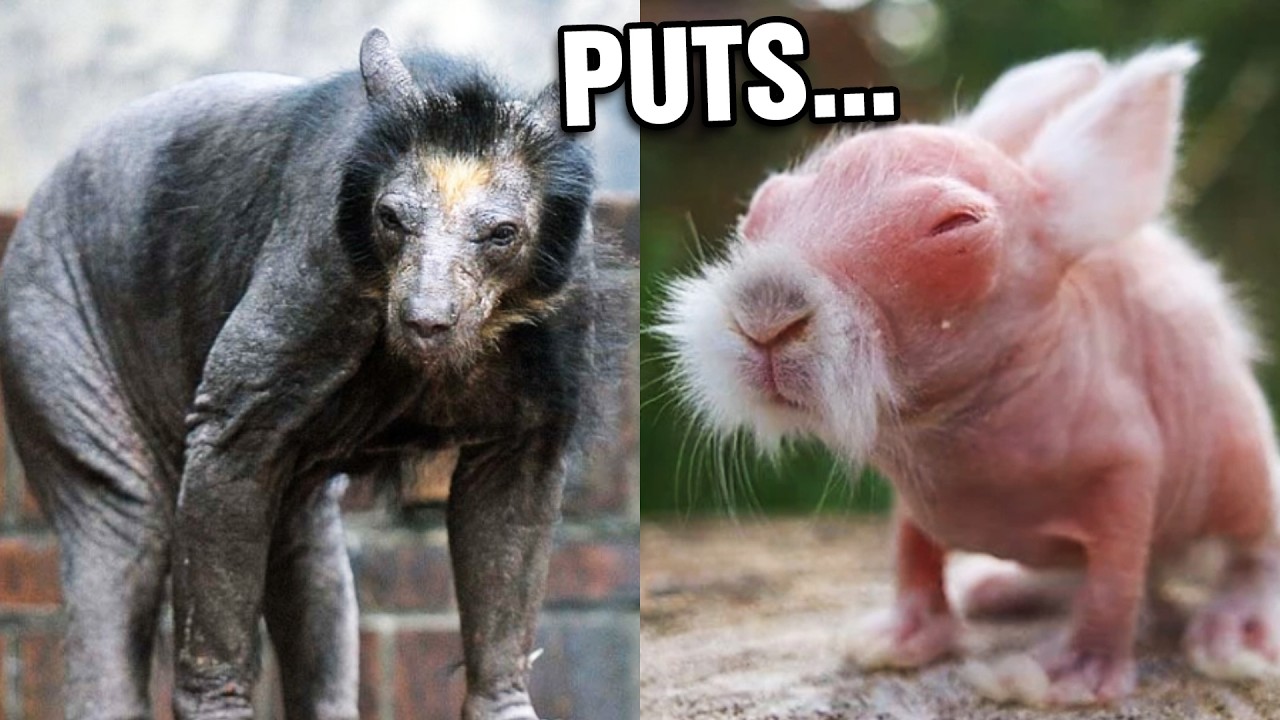 Animais sem pelo são MUITO ESTRANHOS