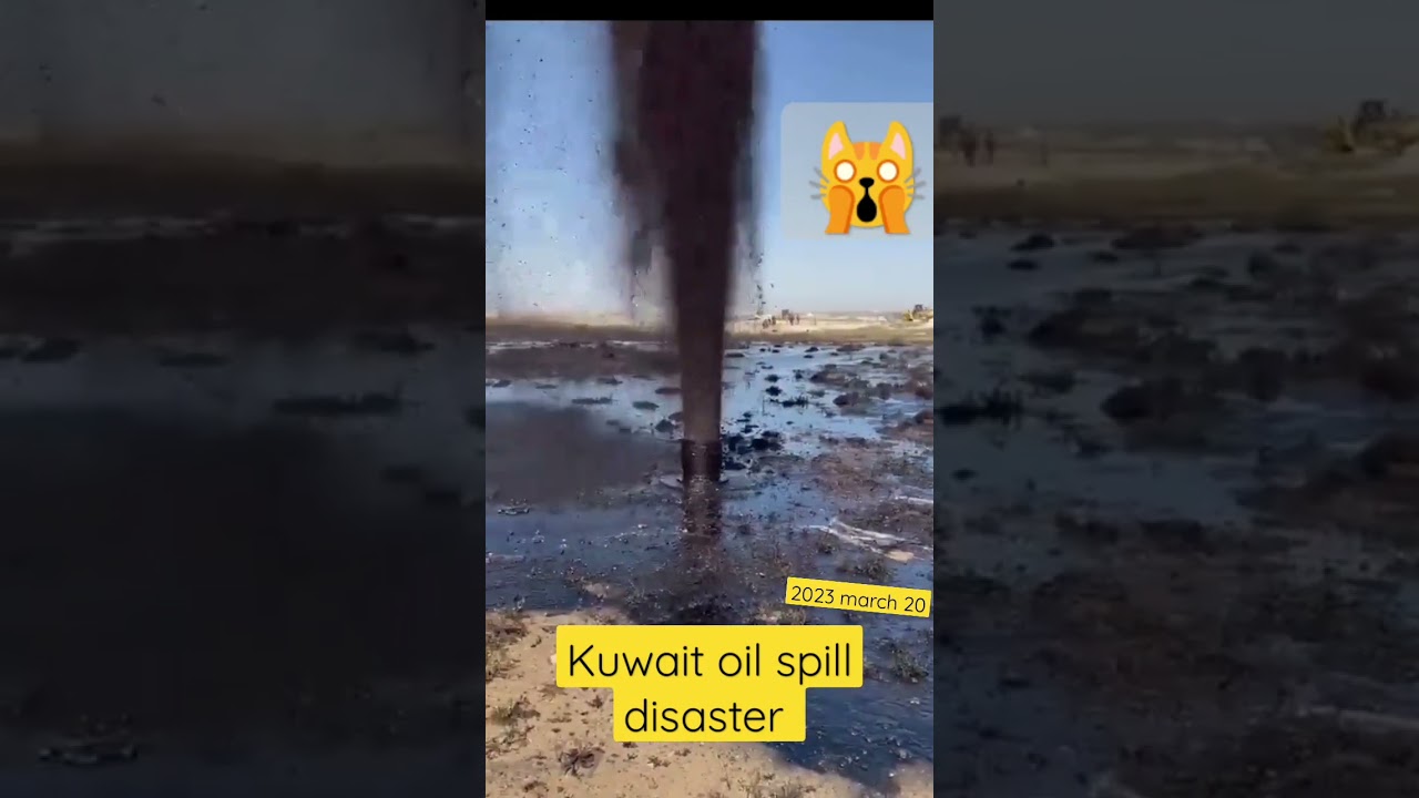 Kuwait Oil Company declares &lsquo;state of emergency&rsquo; after oil spill #kuwait #kuwaitnews #shorts