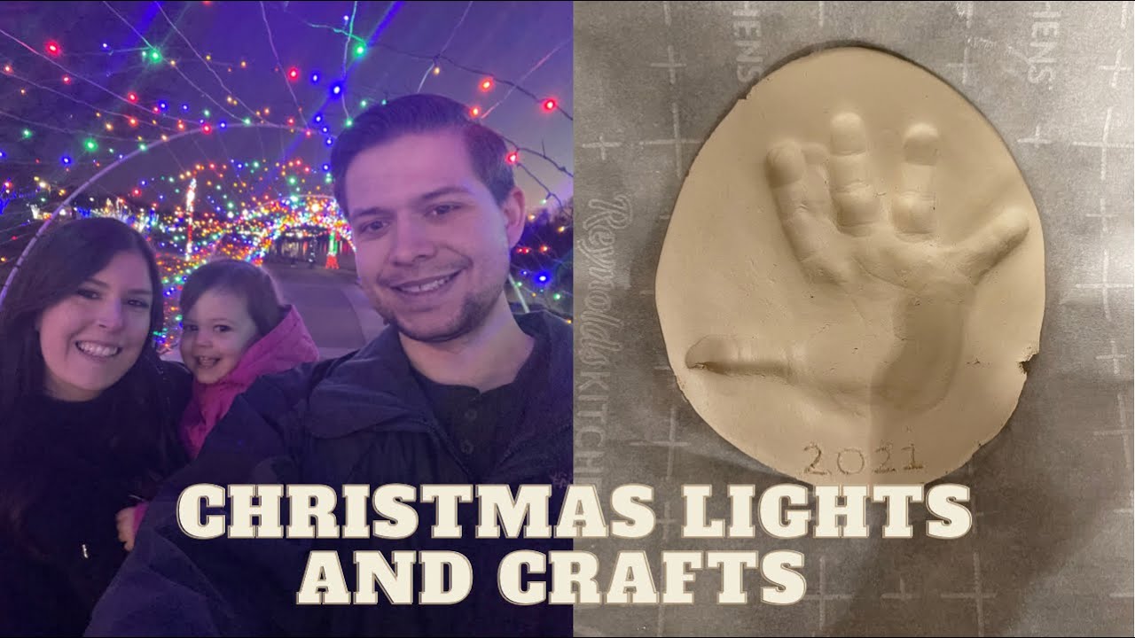 CHRISTMAS LIGHTS AND CRAFTS WITH 2 UNDER 2 vlog